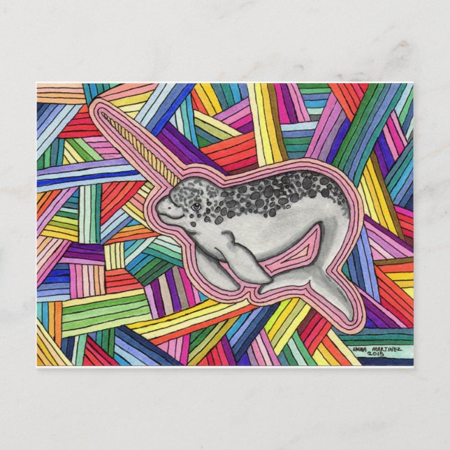 Postal Narwhal (Anverso)