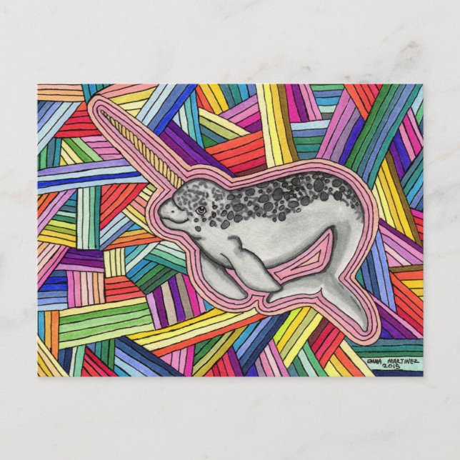 Postal Narwhal (Anverso)