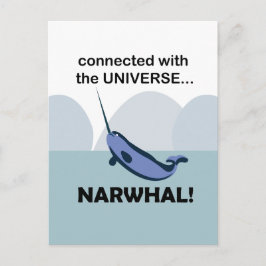 Postal Narwhal Conectado Con El Narwhal Universo