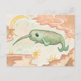 Postal Narwhal y Moon