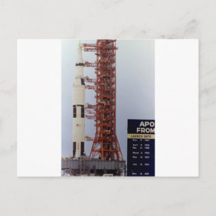 Postal NASA Apolo 15 Saturn V se lanza