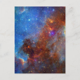Postal NASA, continente nebuloso norteamericano