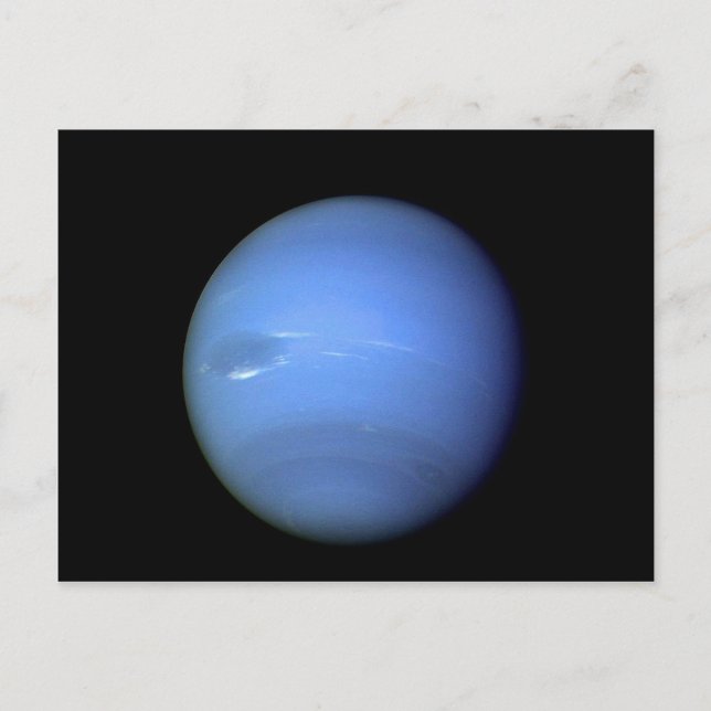 Postal NASA del planeta de Neptuno (Anverso)