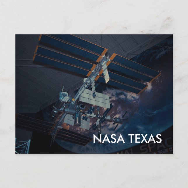 Postal Nasa Space Center Texas Postcard (Anverso)
