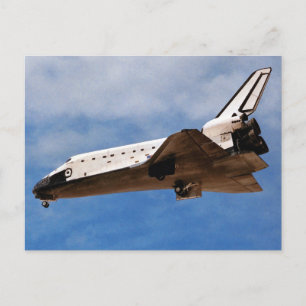 Postal NASA Transbordador Espacial Atlantis STS-30 Aterri