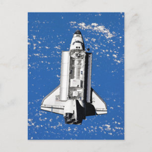 Postal NASA Transbordador Espacial Discovery Órbita Terre
