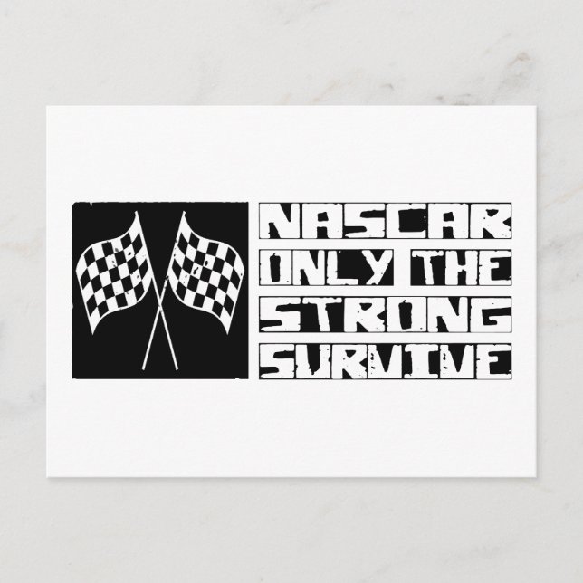 Postal NASCAR Survive (Anverso)