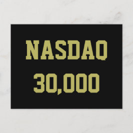 Postal NASDAQ 30000 Stock Market Celebration