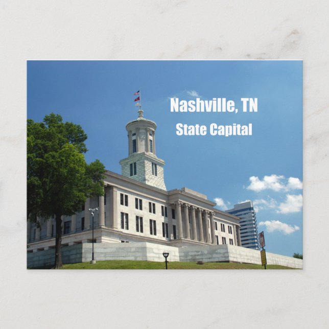 Postal Nashville, capital estatal de TN (Anverso)