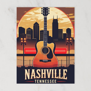 Postal Nashville Ciudad de la Música