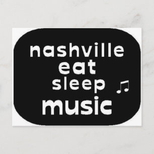 Postal Nashville Eat Sleep Music