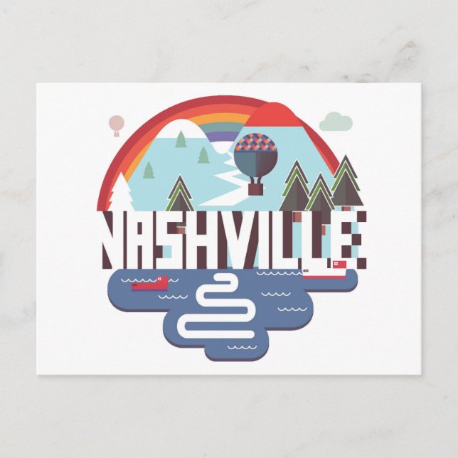 Postal Nashville En Diseño (Anverso)
