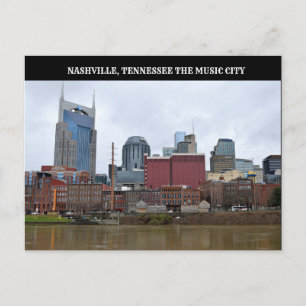 Postal Nashville, frente al río Tennessee