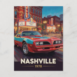 Postal Nashville Music City Street Cruiser 1978 Tennessee