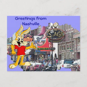 Postal Nashville - Postcard