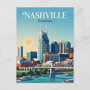 Postal Nashville Skyline EE. UU.