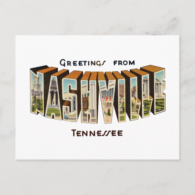 Postal Nashville Tennessee (Anverso)