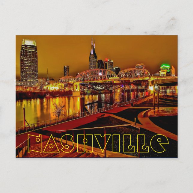 Postal Nashville, Tennessee, EE.UU. (Anverso)
