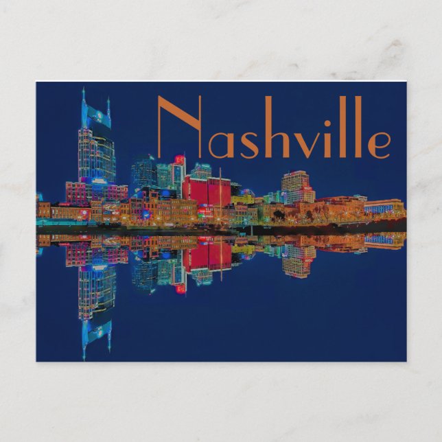 Postal Nashville, Tennessee, Estados Unidos. (Anverso)