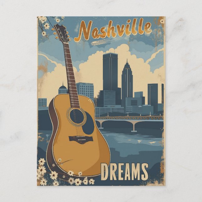 Postal Nashville, Tennessee | Music City Vintage (Anverso)