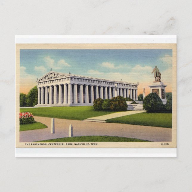 Postal Nashville Tennessee Parthenon (Anverso)