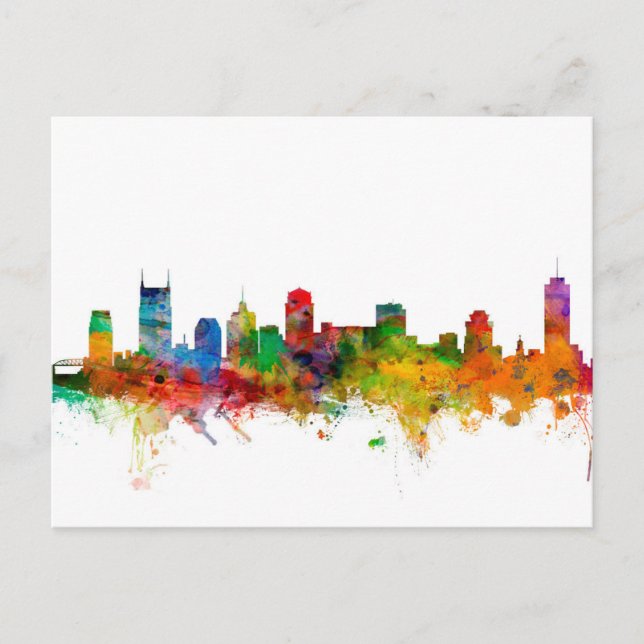 Postal Nashville Tennessee Skyline (Anverso)