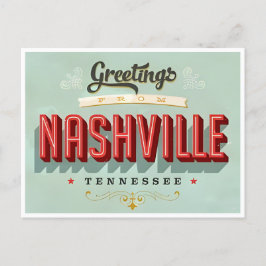 Postal Nashville Tennessee Vintage Travel, retro