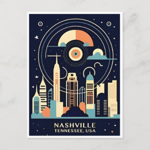 Postal Nashville Tennessee Vintage Travel, retro