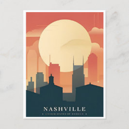 Postal Nashville Tennessee Vintage Travel, retro