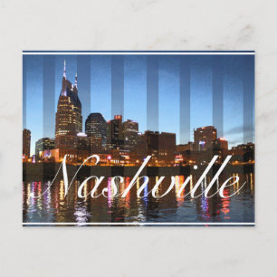 Postal Nashville, TN Downtown Night Scene