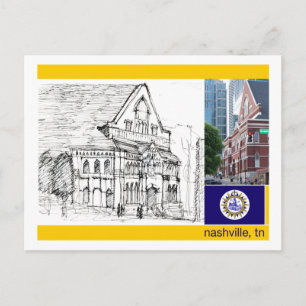 Postal Nashville TN: Postcard