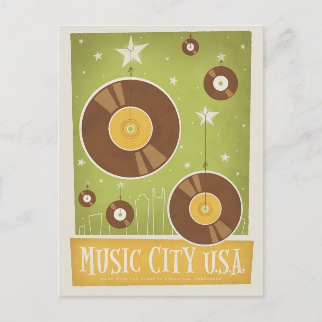 Postal Nashville, TN - Registros (Anverso)