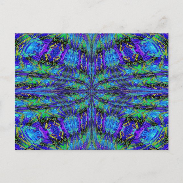 POSTAL NASMA 10 DE PURPURA Y ORO (Anverso)