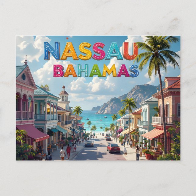 Postal Nassau (Anverso)