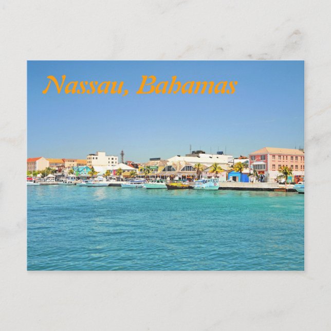 Postal Nassau, Bahamas (Anverso)
