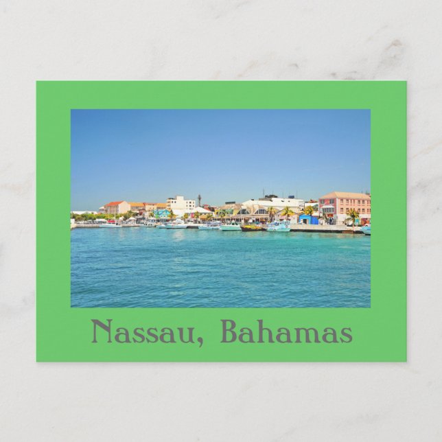 Postal Nassau, Bahamas (Anverso)