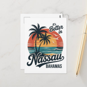 Postal Nassau Bahamas Playa Verano