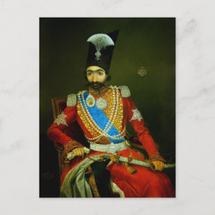 Postal Nasser al-Din Shah Qajar, Shah de Persia
