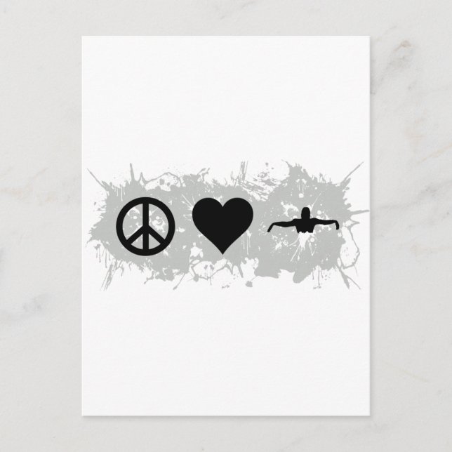 Postal Natación (Anverso)