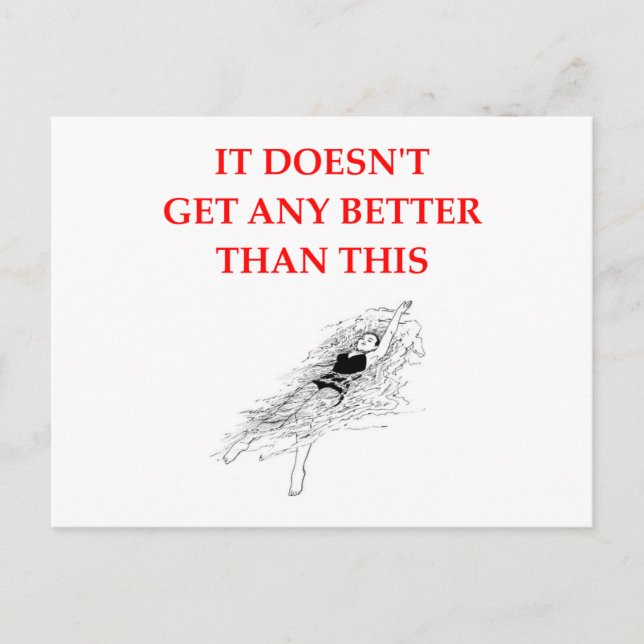 POSTAL NATACIÓN (Anverso)