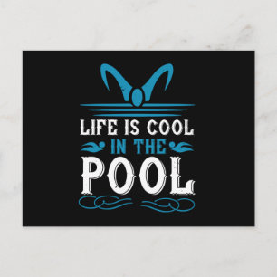 Postal Natación - La vida es fresca en la piscina