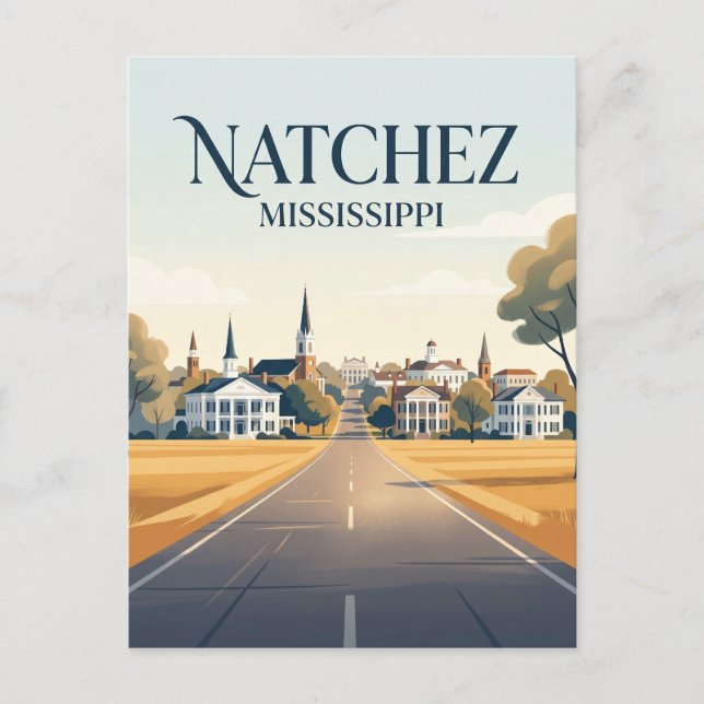 Postal Natchez Mississippi (Anverso)