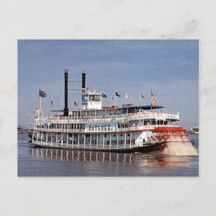 Postal Natchez New Orleans Vapor Antiguo