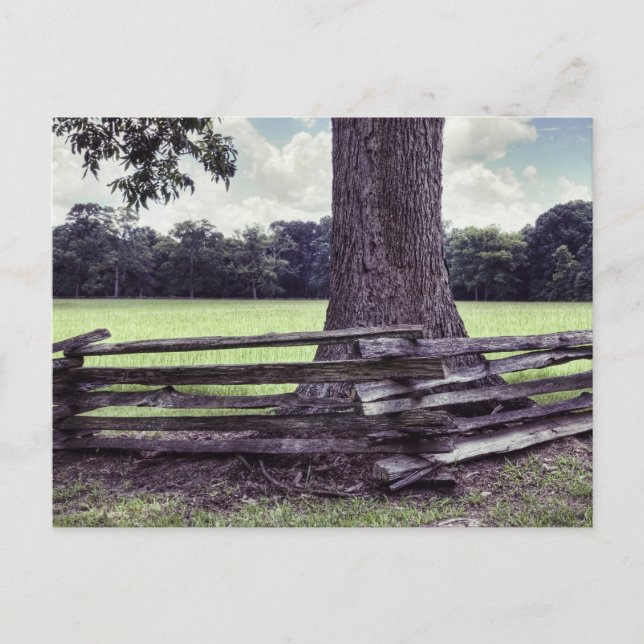 Postal Natchez Split Rail Fence (Anverso)