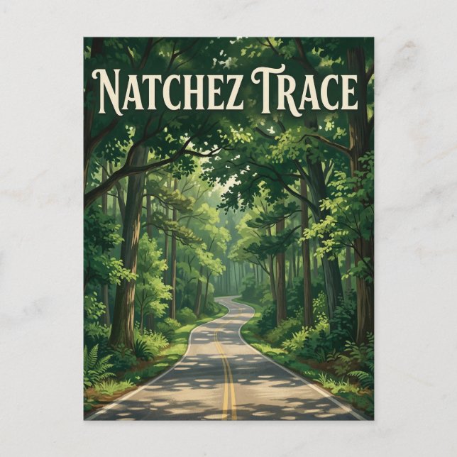 Postal Natchez Trace (Anverso)