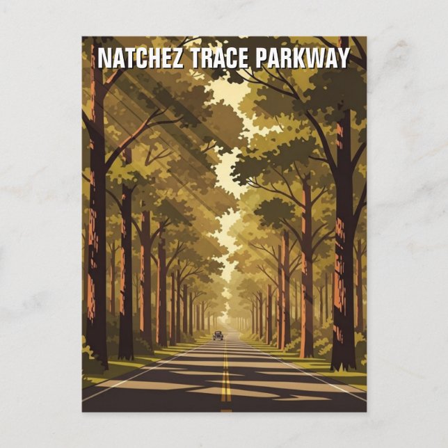 Postal Natchez Trace Parkway (Anverso)