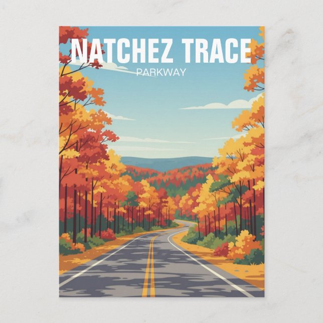 Postal Natchez Trace Parkway (Anverso)
