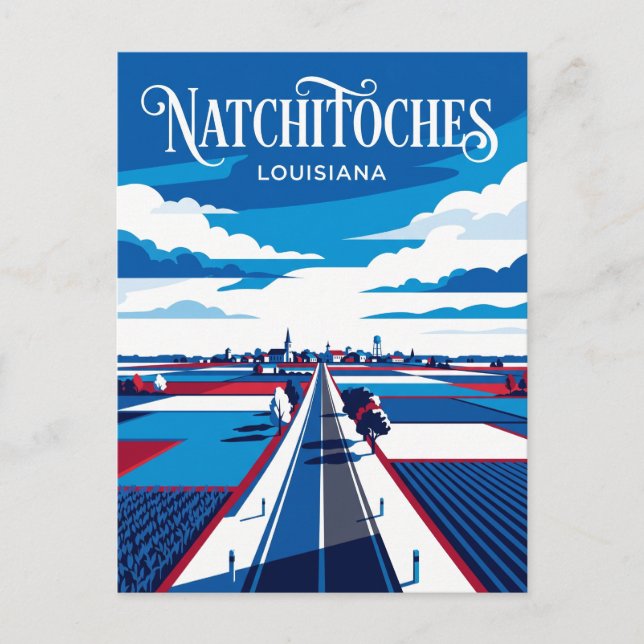 Postal Natchitoches EE. UU. (Anverso)