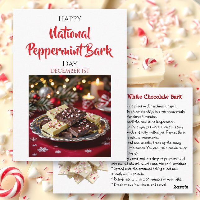 Postal National Peppermint Bark Day | Dec 1st (Subido por el creador)