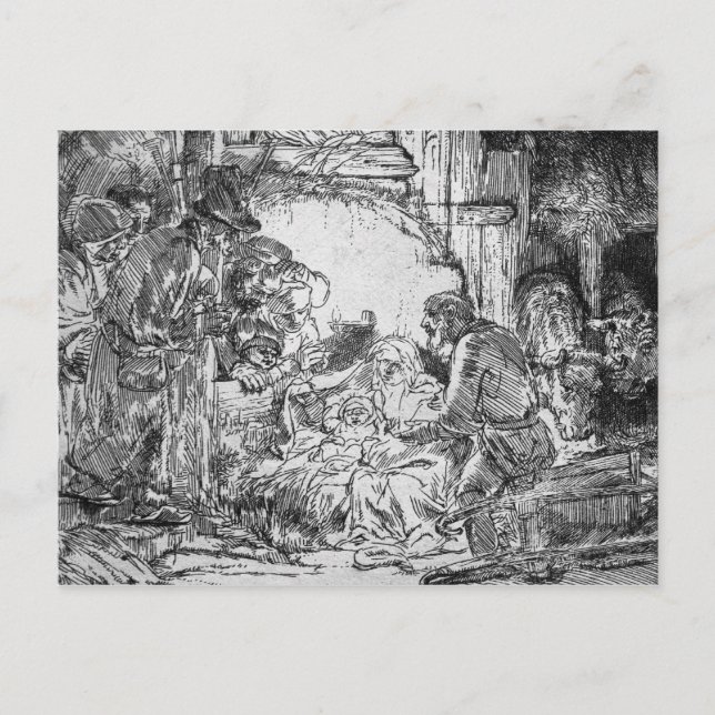 Postal Natividad, 1654 (Anverso)